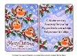  christmas cute robins