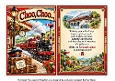 choo choo train male birthday red