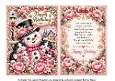 glitzy pink snowman christmas