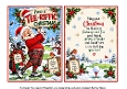 golfing santa  christmas