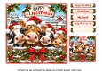 christmas cows on the farm