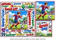 bright boy football urban art