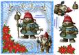 Gnomes and Poinsettia