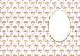 Twin Bears in a Font Christening Girls Insert
