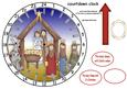 Advent Countdown Clock Nativity 2