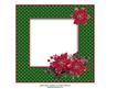 Poinsettia Santa Insert