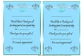 thank you letters for wedding gifts blue