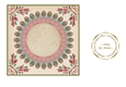 sassy flower cameo insert