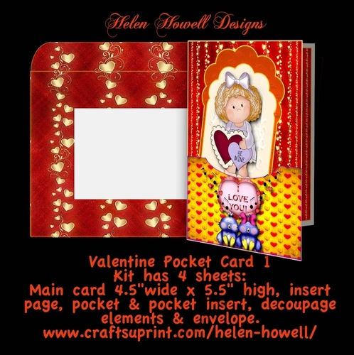 Valentine Pocket Card No. 1