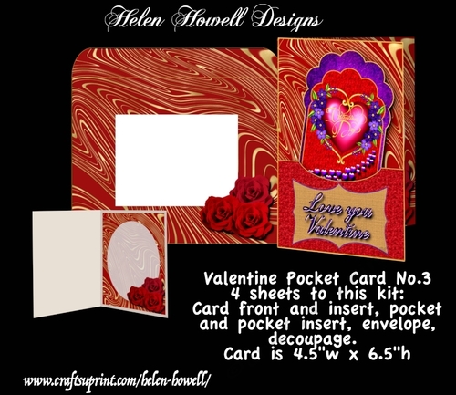 Valentine Pocket Card No. 3