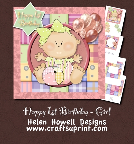 Happy 1st Birthday - Girl 