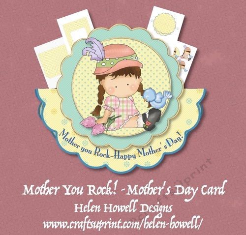 Mother You Rock - Mothers Day Card
