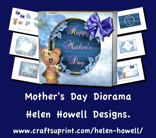 Mothers Day Diorama Card