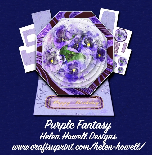 Purple Fantasy - Multi-Occasions Card 