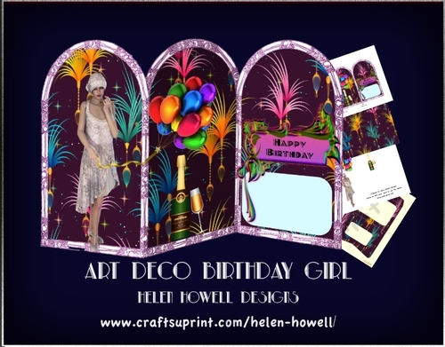 Art Deco Birthday Girl 