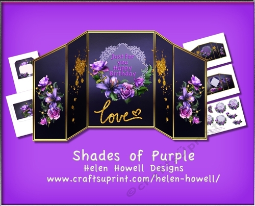 Shades of Purple - Multi Occasions Card