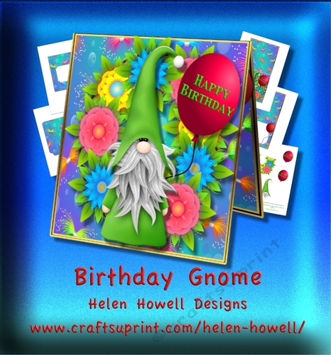 Birthday Gnome - Tent Card