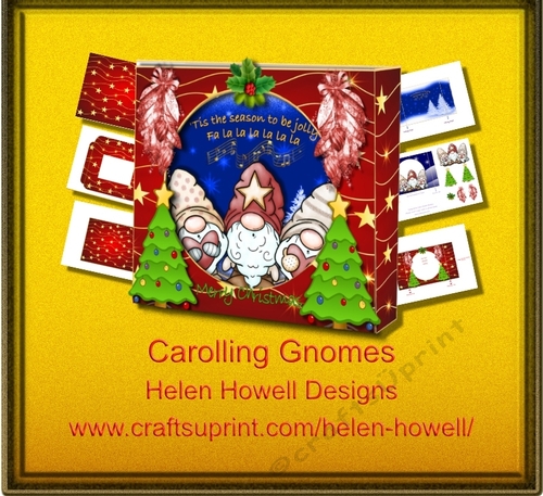 Carolling Gnomes - Diorama 