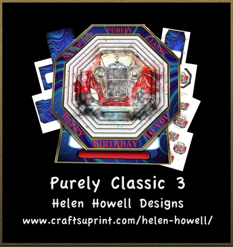 Purely Classic 3 - Easel Card
