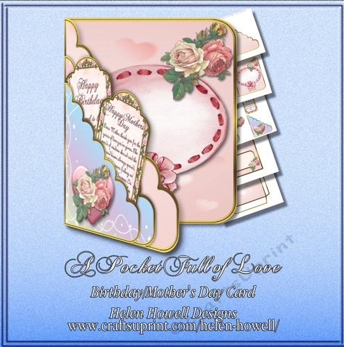 A Pocket Full of Love - Birthday/Mothers Day Card 