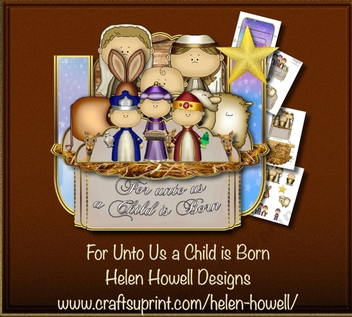 For Unto Us a Child is Born  - Shelf Card