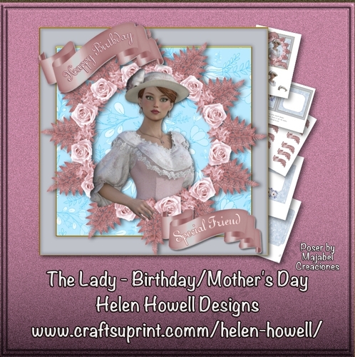 The Lady - Birthday/Mothers Day Card 