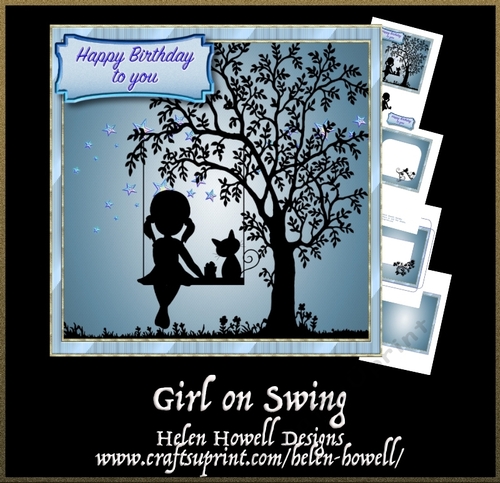 Girl on Swing