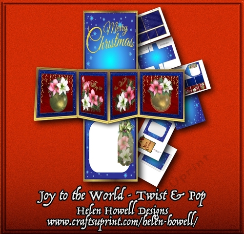 Joy to the World - Twist & Pop Card
