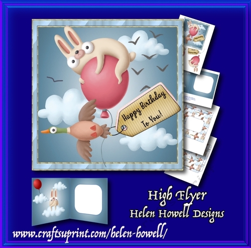 High Flyer - A card that is suitable for either male or female 