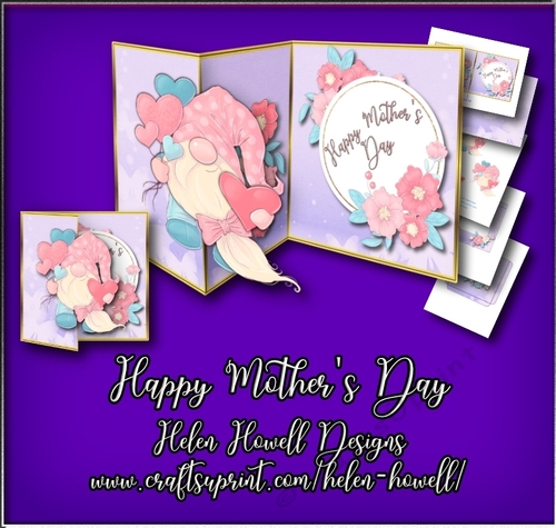 Happy Mothers Day - Fold Back Card 