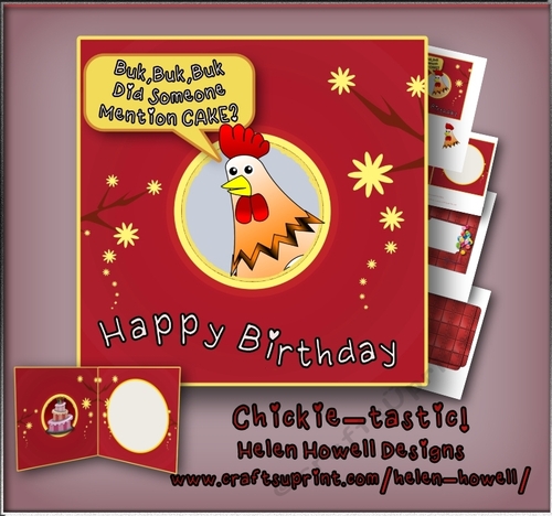Chickie-tastic - Unisex card