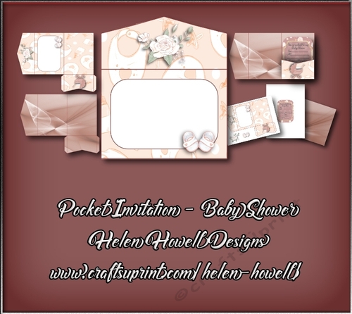 Pocket Invitation - Baby Shower