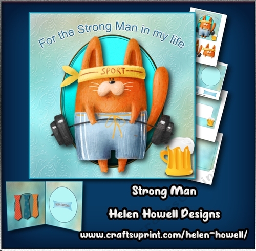 Strong Man - Birthday/Fathers Day Card