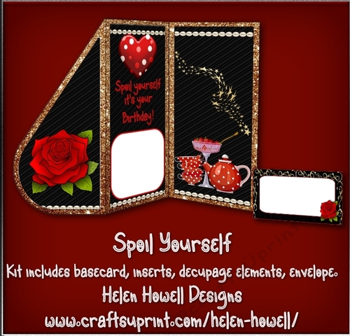 Spoil Yourself - Tear Drop Card 