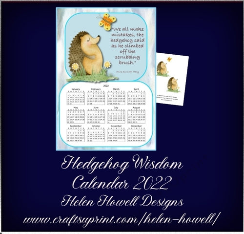 Calendar 2022 -  Hedgehog Wisdom