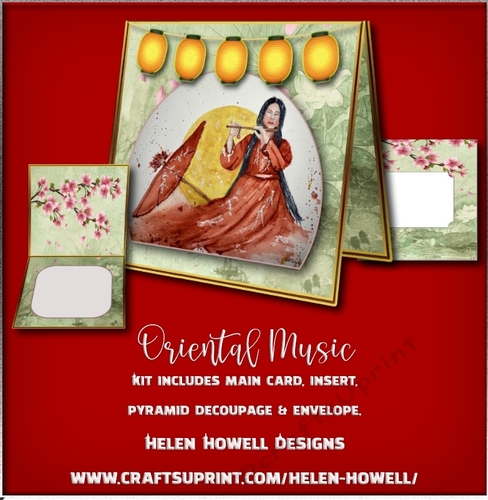 Oriental Music - Tent Card