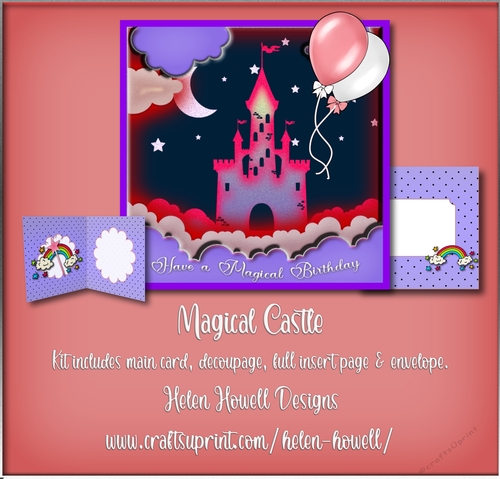 MagicalCastle -Illusion Papercut Card