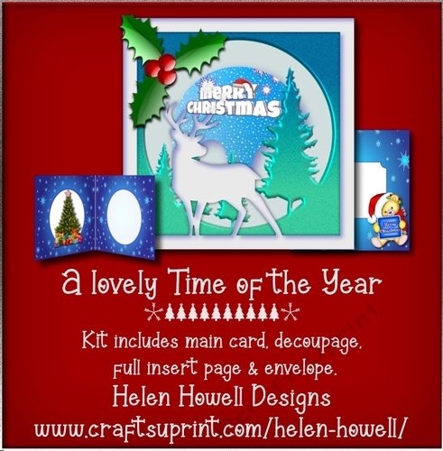 A Lovely Time of the Year - Illusion Paper Cut Card 
