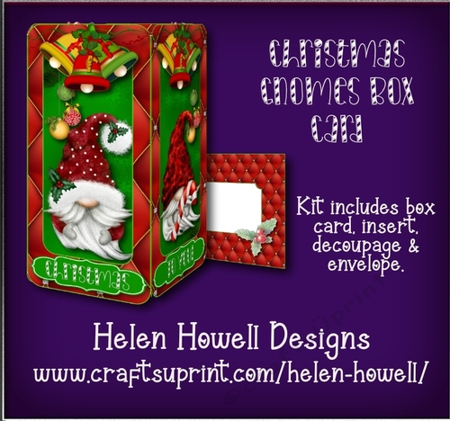 Christmas Gnomes Box Card