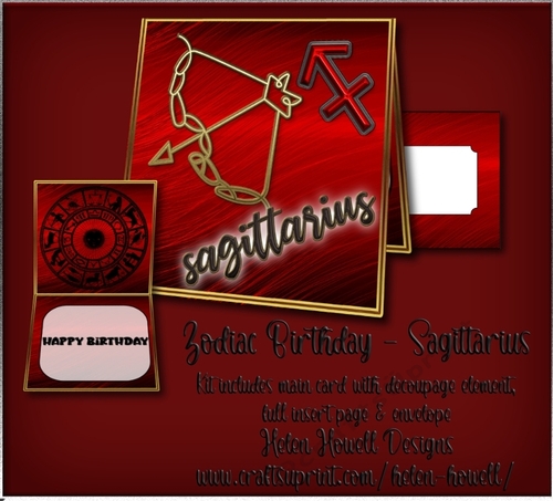 Zodiac - Sagittarius - Unisex Card