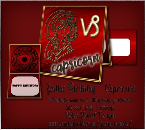 Zodiac -Capricorn - Unisex Card
