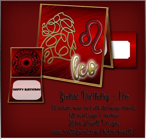 Zodiac -Leo - Unisex Card
