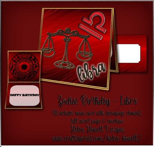 Zodiac Libra - Unisex Card