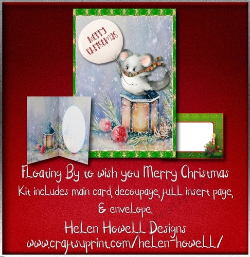 Floating by to wish you Merry Christmas