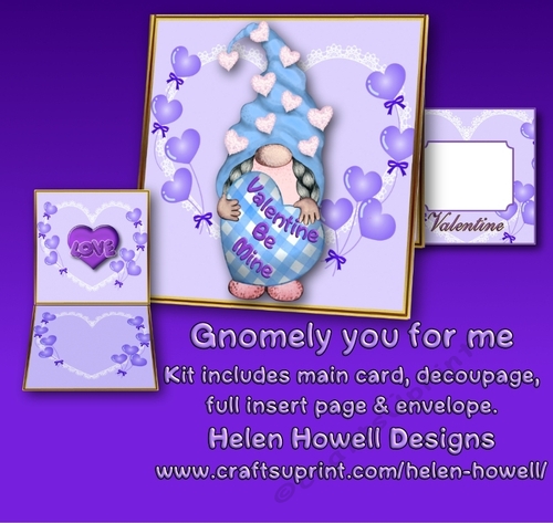 Gnomely you for me. - Tent Card