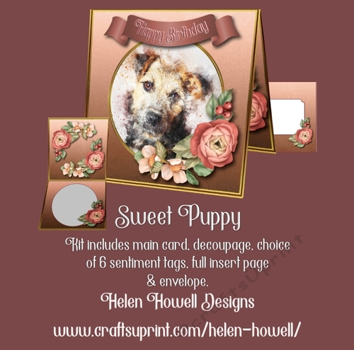 Sweet Puppy - Multi Occasions Tent Card 