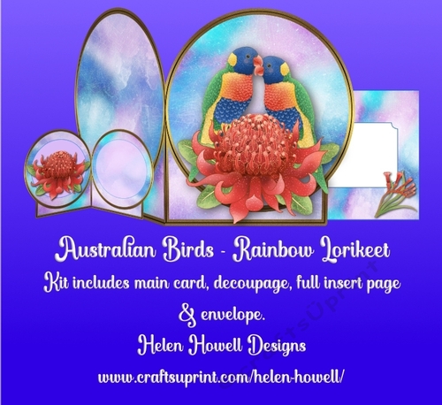 Australian Birds - Rainbow Lorikeet - Multi Occasions Card