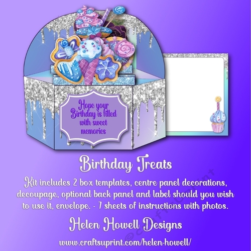 Birthday Treats - Hexagonal Pop up Box