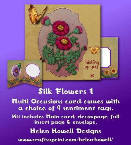 Silk Flowers 1 - Multi Occasions Card 
