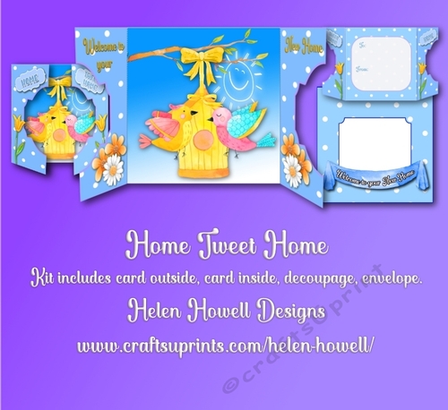 Home Tweet Home - New home gate card
